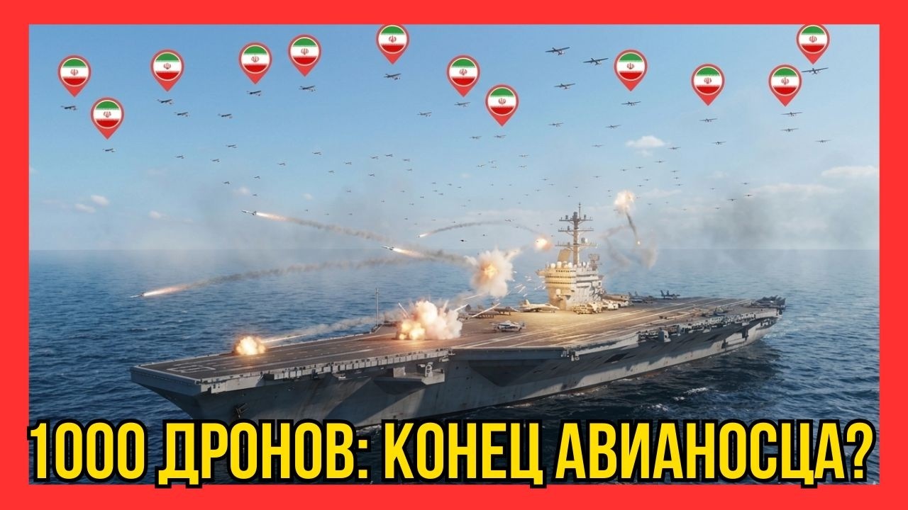 1000 дронов и гиперзвук против авианосца: Битва, изменившая историю