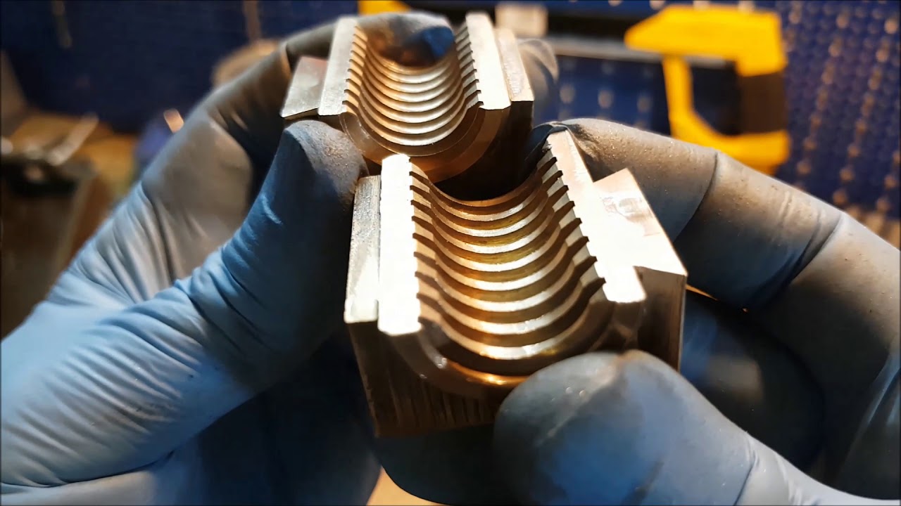 Riparazione chiocciola madrevite tornio ( lathe - Repairing Half-Nut Threads) #2/2
