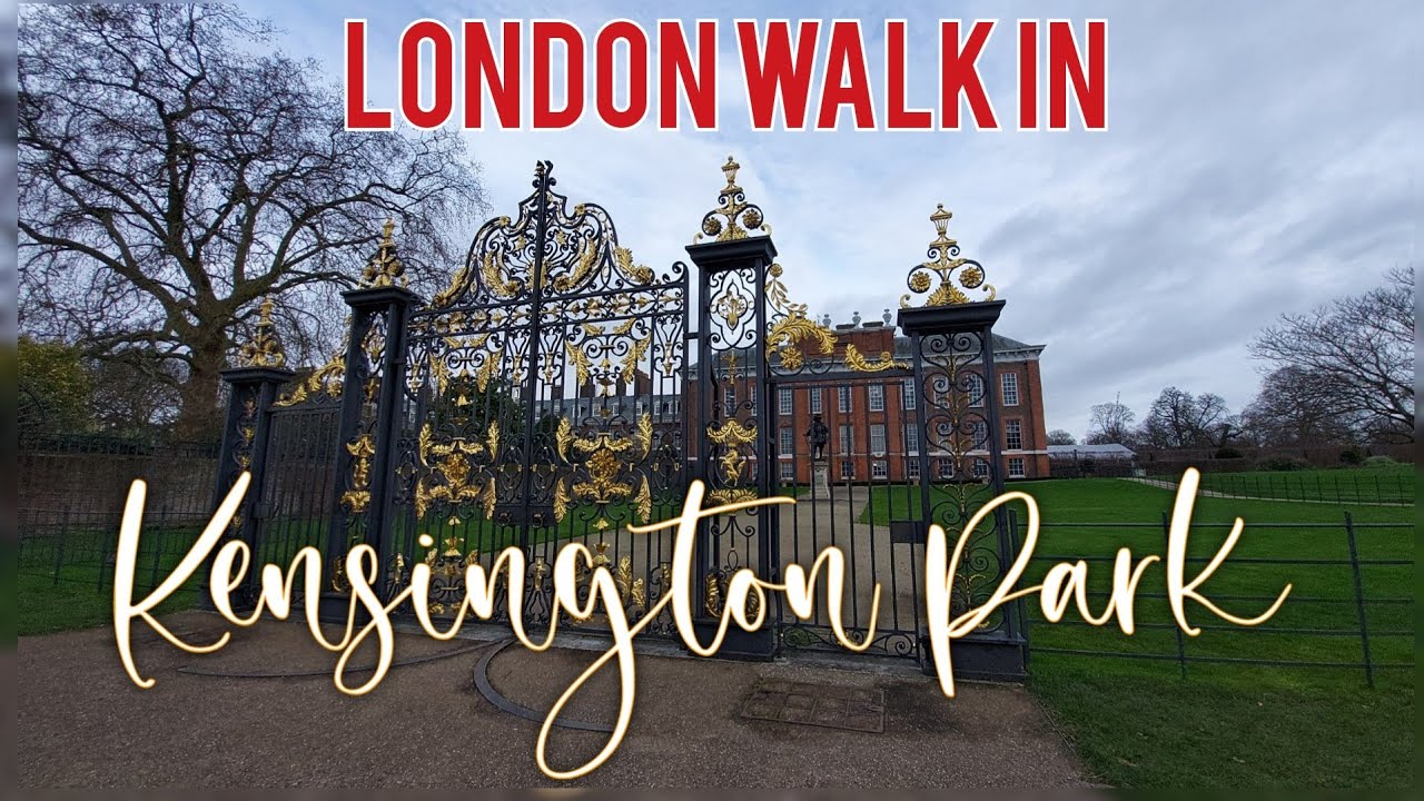 London walk in Kensington Park, a beautiful place you should visit