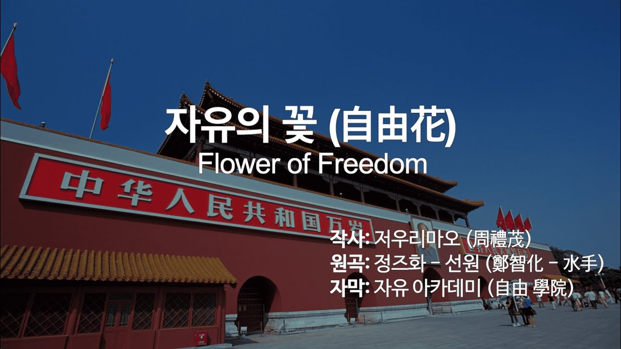 자유의 꽃 (自由花) - 천안문 사태 추모곡 노래방 Ver. / Flower of Freedom - Tiananmen Square Protests Memorial Song
