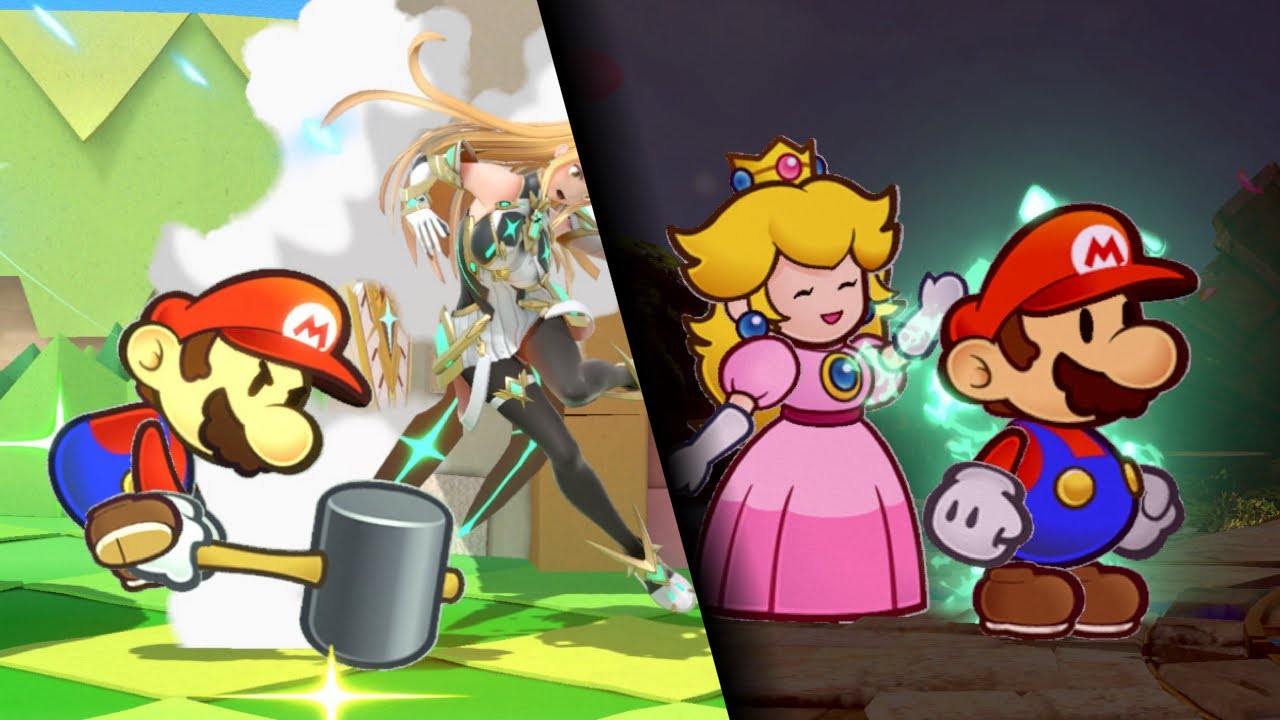Paper Mario CUSTOM MOVESET - Mod Trailer & Showcase [SSBU]