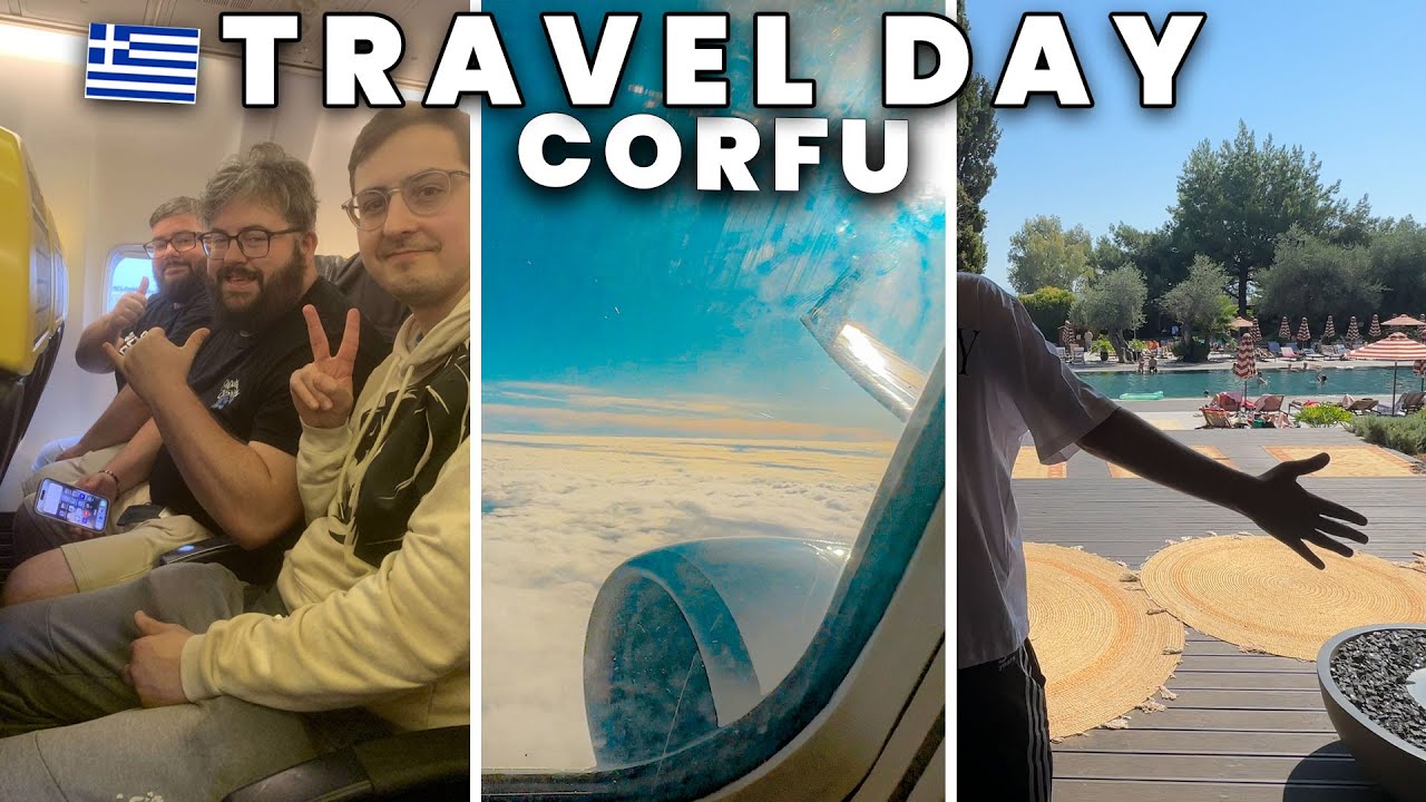 Corfu Travel Day Vlog 🇬🇷 | First Moments at Cook’s Club Luxury Hotel