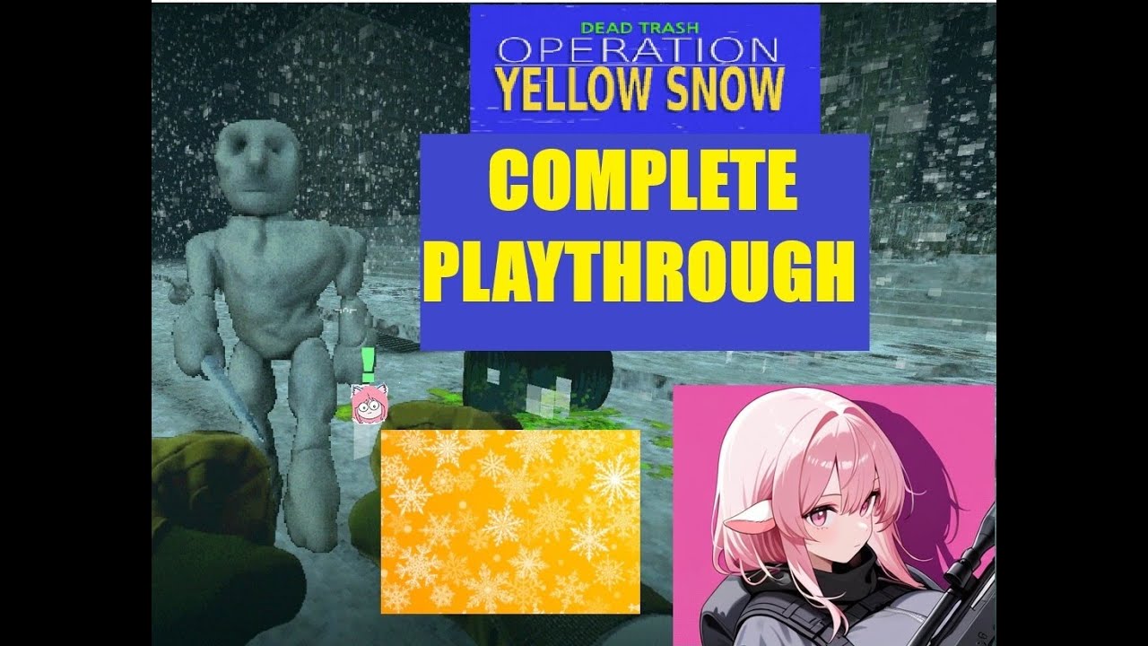 Dead Trash DLC game: 'Operation Yellow Snow' COMPLETE PLAYTHROUGH, NO DEATHS, NO COMMENTARY