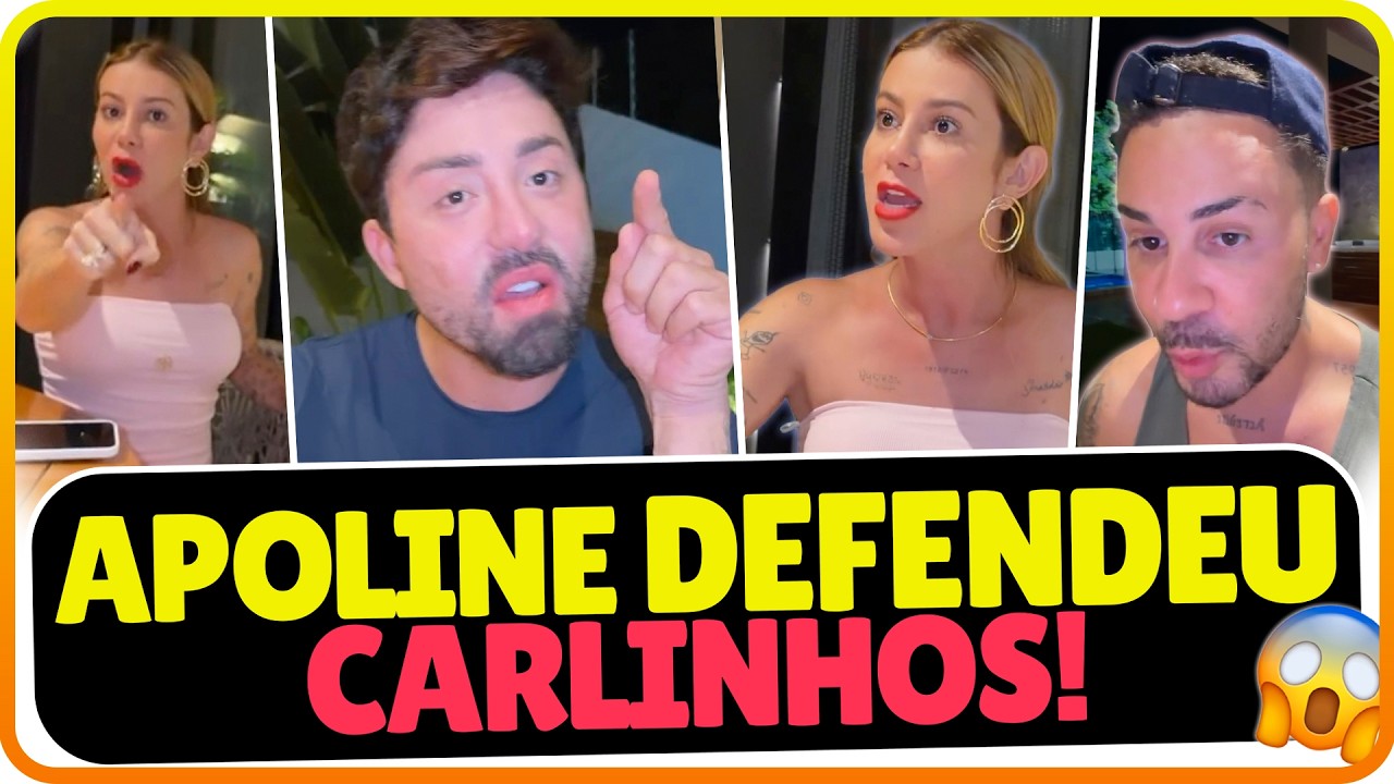 APOLINE DEU UM FECHA EM RICO E CARLINHOS MAIA GOSTOU DO QUE OUVIU 🫢🌻
