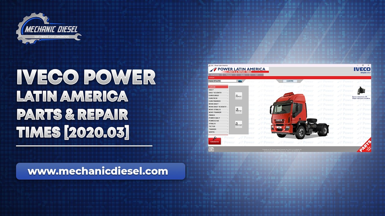 Exploration of IVECO POWER LATIN AMERICA PARTS & REPAIR TIMES [2020.03] Software Features