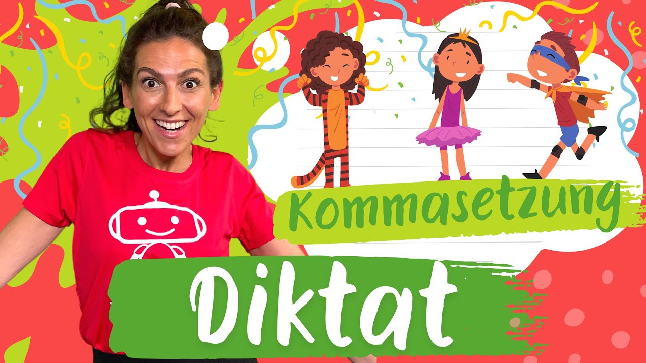Diktat zur Kommasetzung | Deutsch – Grundschule | Silicon Valley Kids