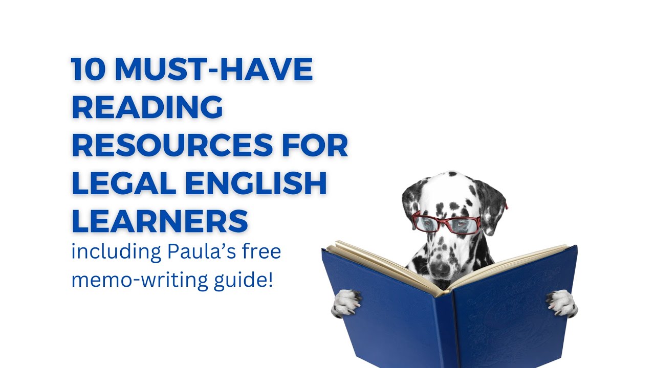 Ten Books Every Legal English Learner Should Own