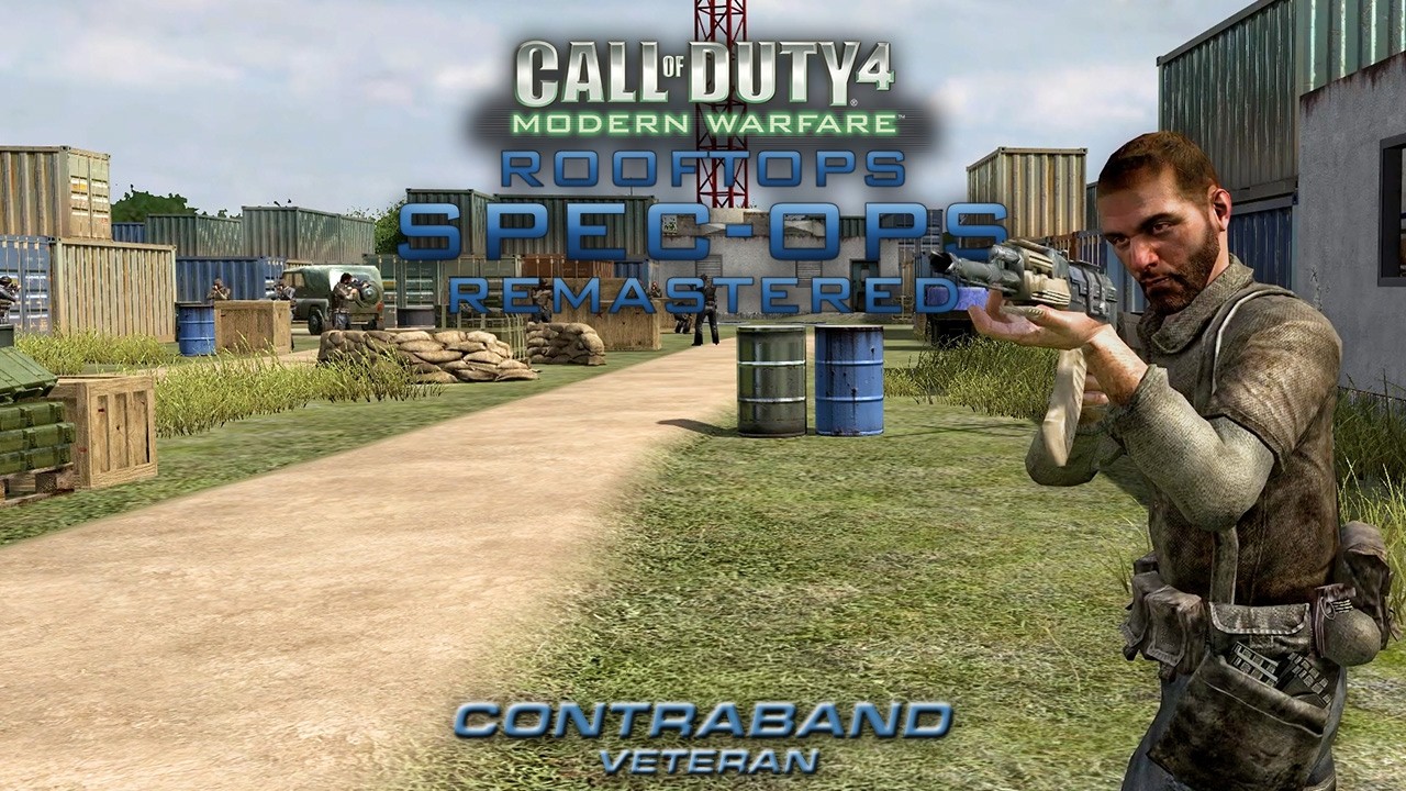 Call of Duty 4 Spec Ops Remastered: Contraband  Veteran