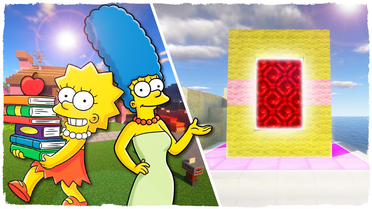 🤘 ABRIMOS EL PORTAL DE LA DIMENSIÓN DE LOS SIMPSONS | MINECRAFT | TINENQA