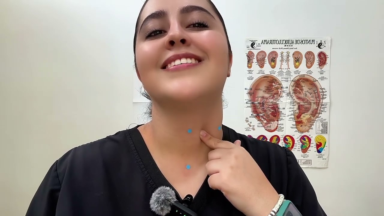 Puntos de acupuntura para masajear y mejorar tu tiroides, nódulos y ganglios