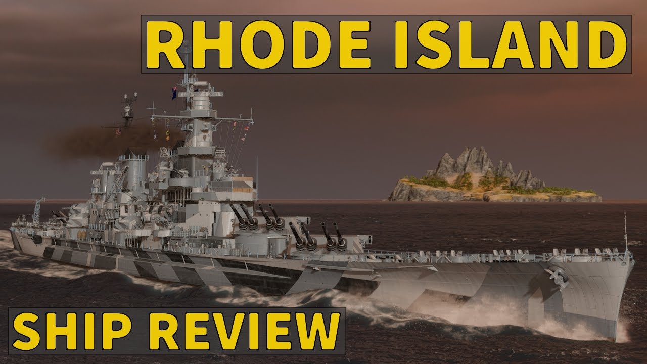 Rhode Island - T10 American Battleship | World of Warships