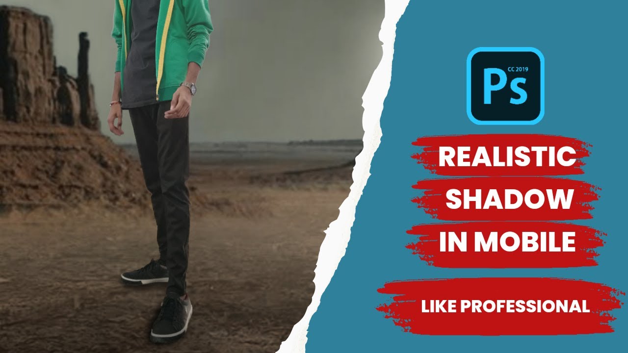 Create realistic shadow in ps touch mobile | #ru_editer