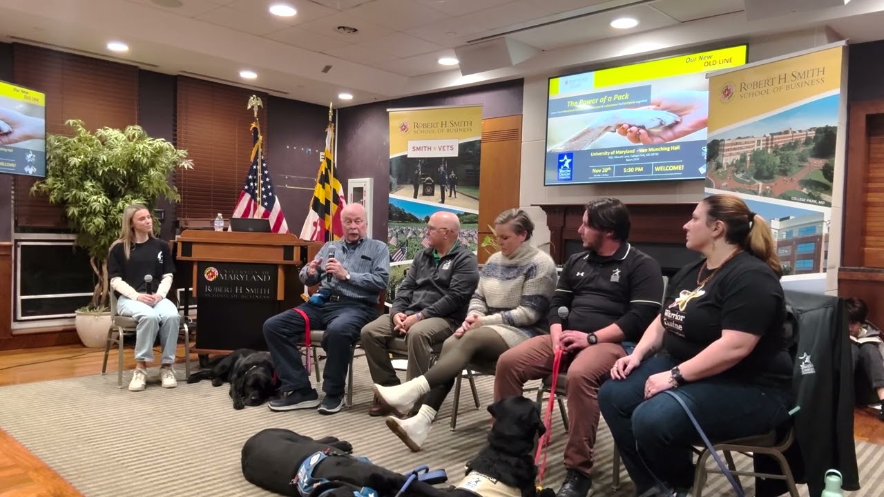 Our New OLD LINE: How Maryland canines help both veterans and volunteers find purpose together.