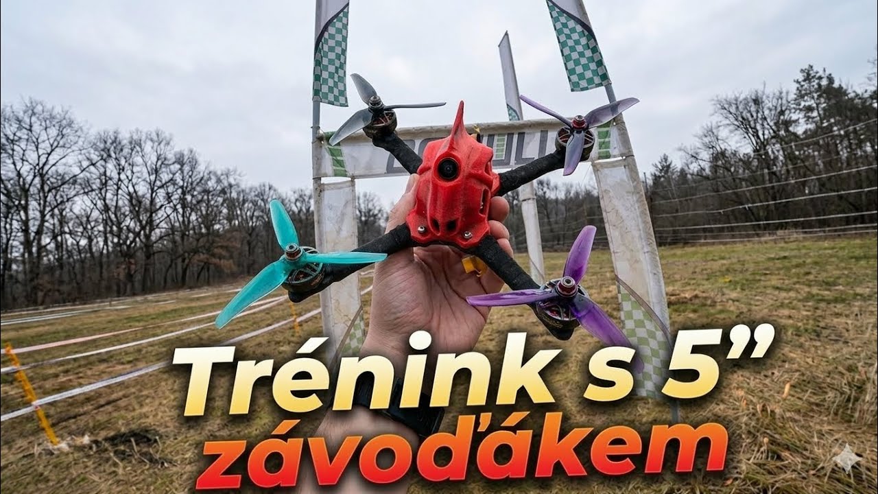 Vlog - Trénink se závodním dronem 