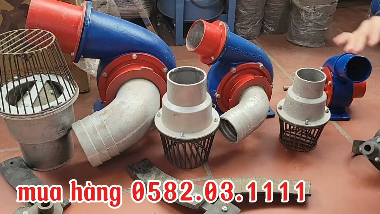 Sên bơm nước,máy bơm nước,đầu bơm nước ống 90 110 và 150 thiên long thuần yến