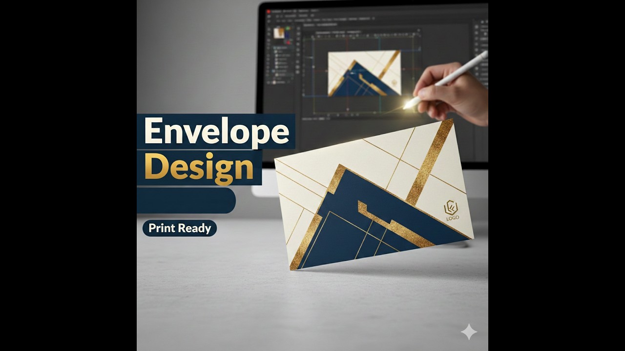 . Professional Envelope Design Tutorial | ইলাস্ট্রেটরে এনভেলাপ ডিজাইন করার নিয়ম