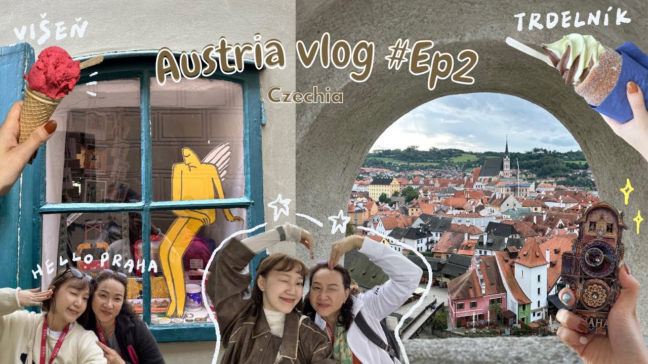 VLOG | ep2.跟團遊奧地利！世界文化遺產：童話彩色小鎮、布拉格廣場、查理大橋