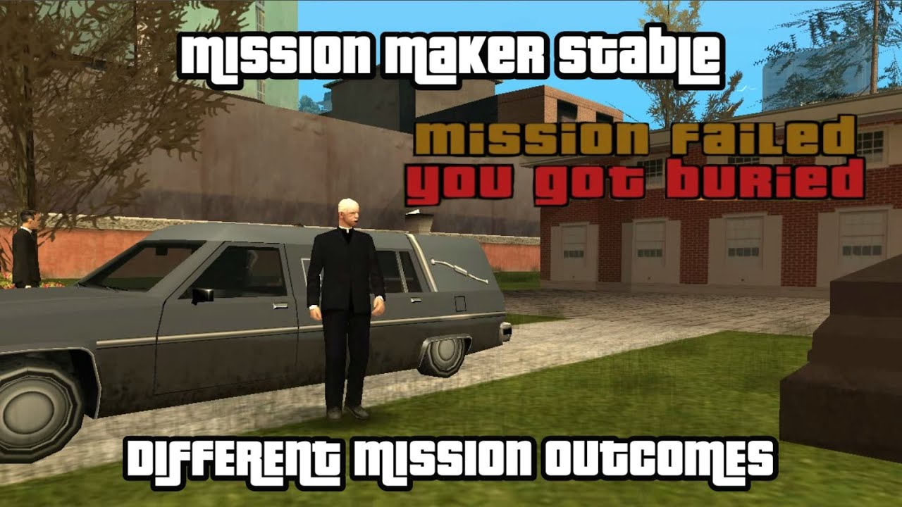 GTA:SA Mission Maker Stable — Pазные концовки миссий (НОВАЯ ФУНКЦИЯ)