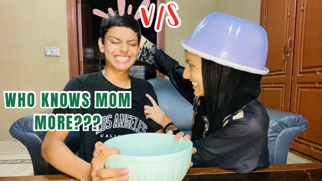 WHO KNOWS MOM MORE ?!( SIBLINGS CHALLENGE )