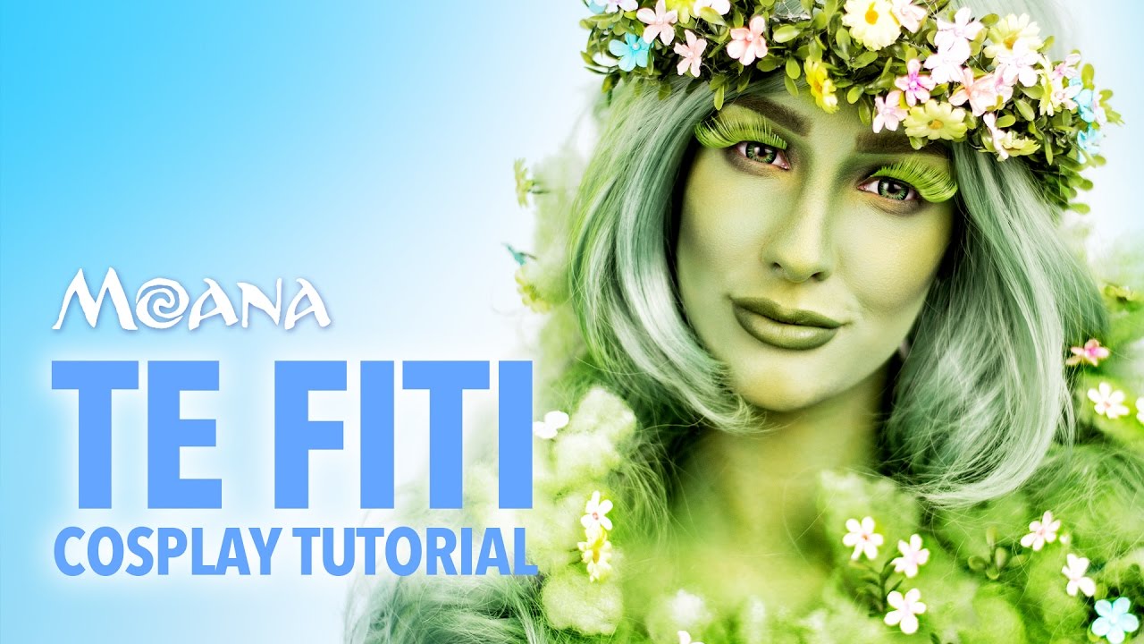 Te Fiti makeup tutorial (Moana cosplay)