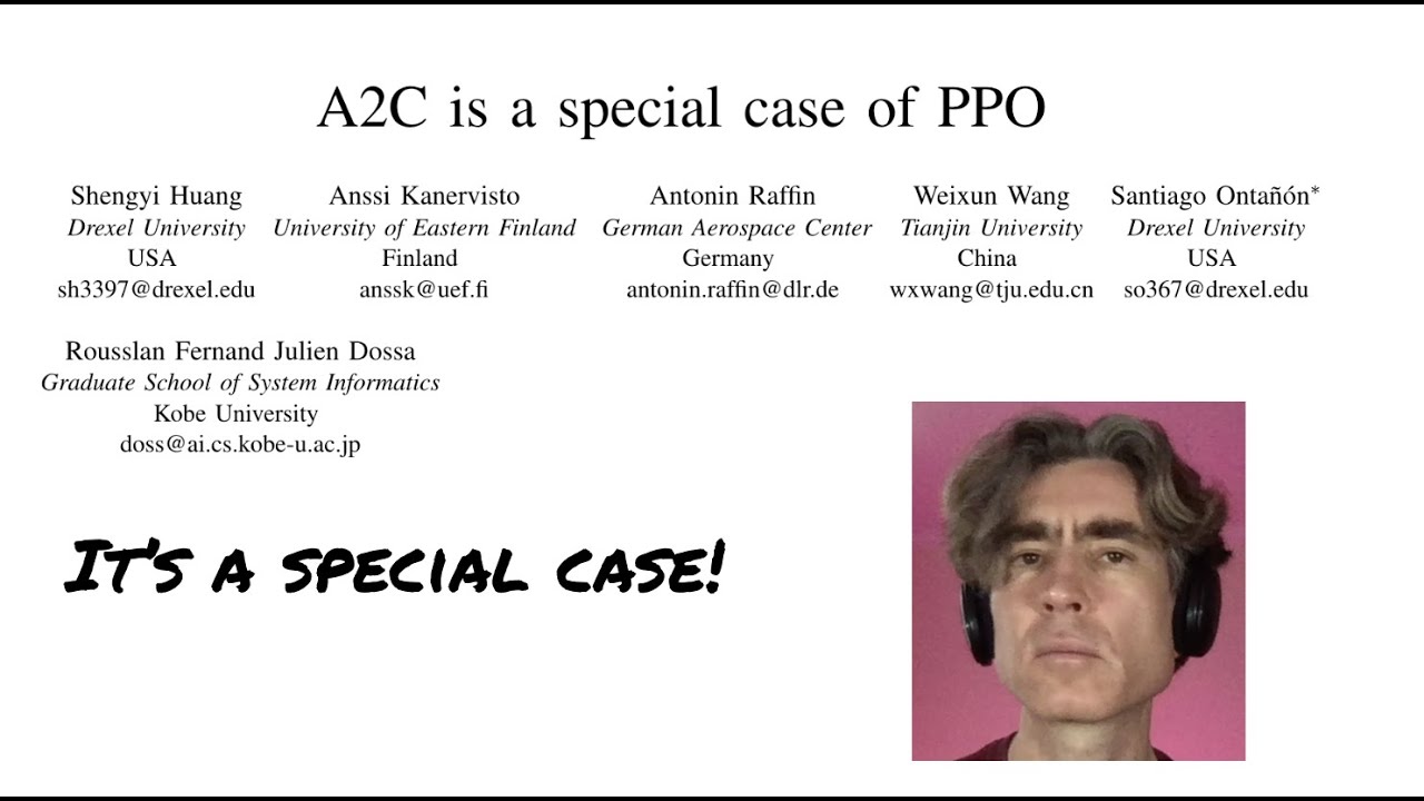 Is A2C Different from PPO?