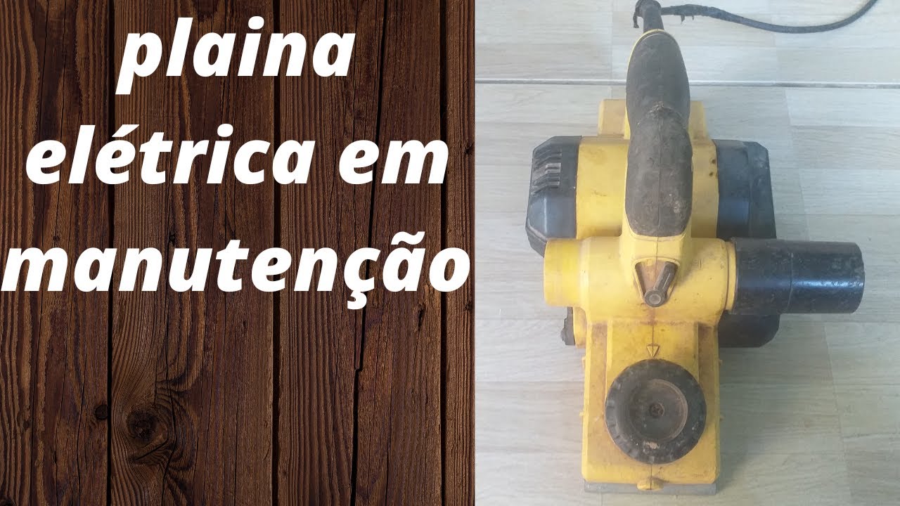 PLAINA EL&Eacute;TRICA STANLEY. E UM BOA? OU UMA FURADA?