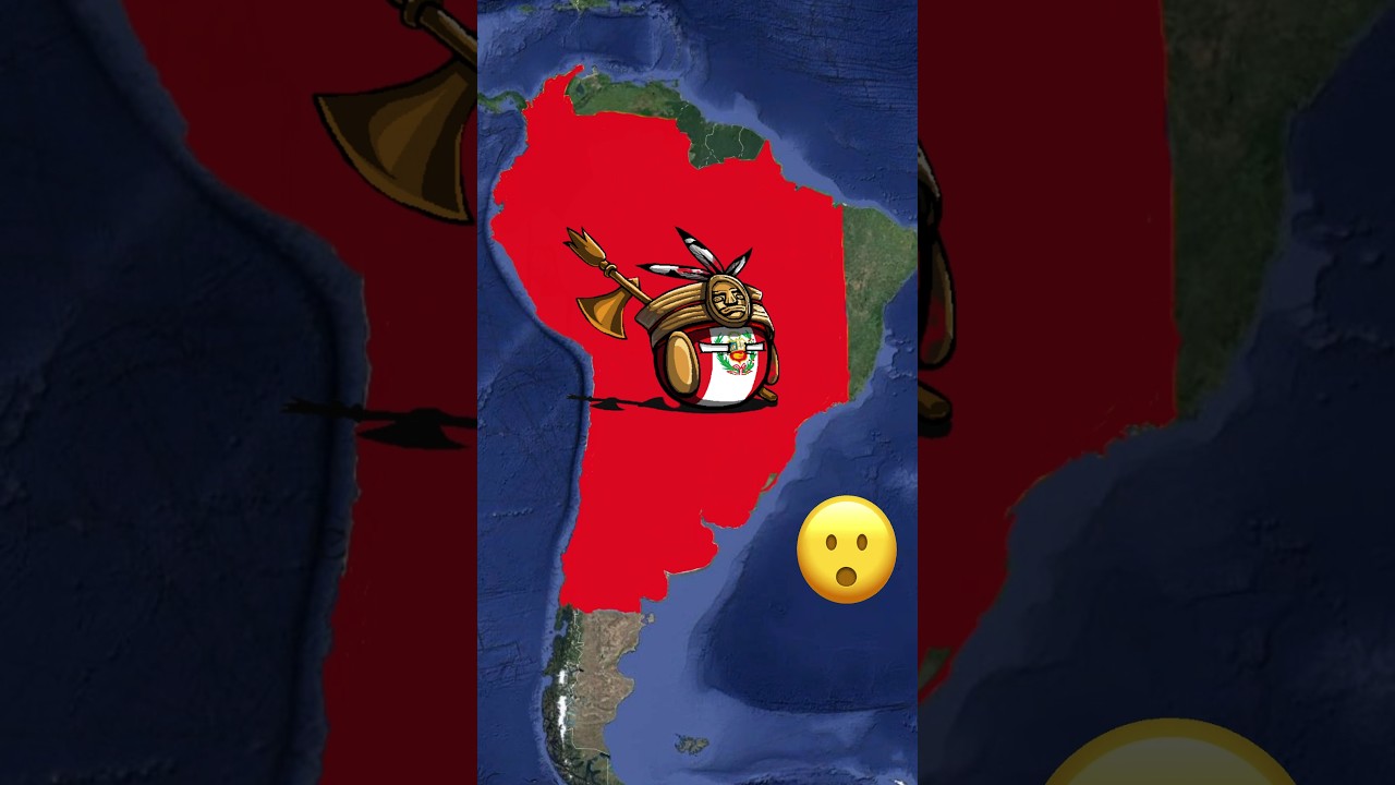 VIRREINATO DEL PER&Uacute; #countryballs #paises #historia #mapa #guerra #curiosidades