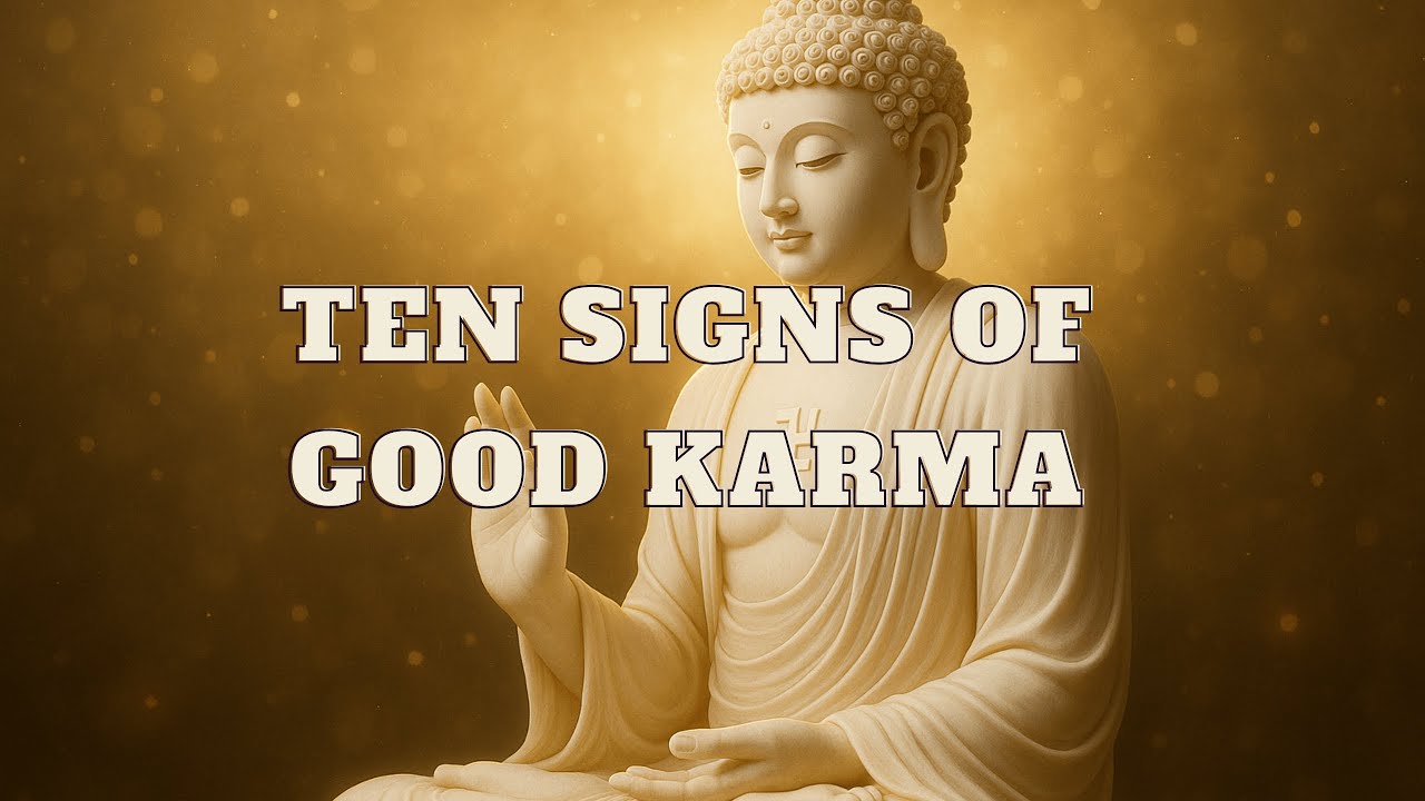 Десять признаков хорошей кармы. Вы — человек великого благословения, находящийся под защитой Будд...