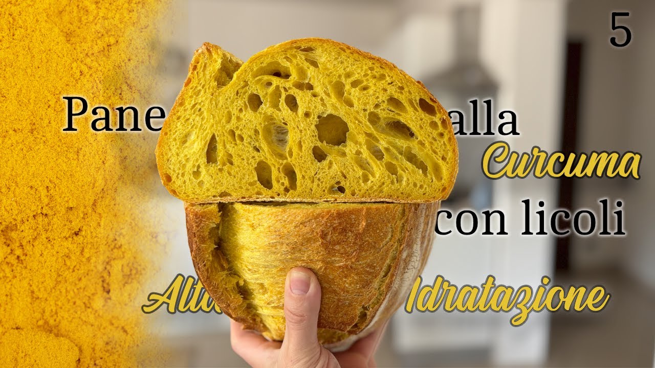 Pane alla curcuma fatto in casa – ricetta facile con licoli!