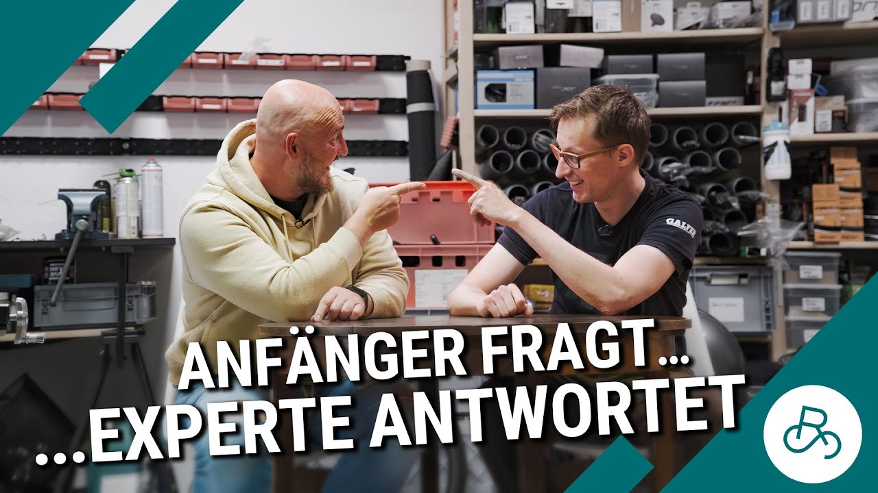 Anfänger fragt Experten - Steffen stellt mir Fragen zu meinem Geschäft und Bikefitting