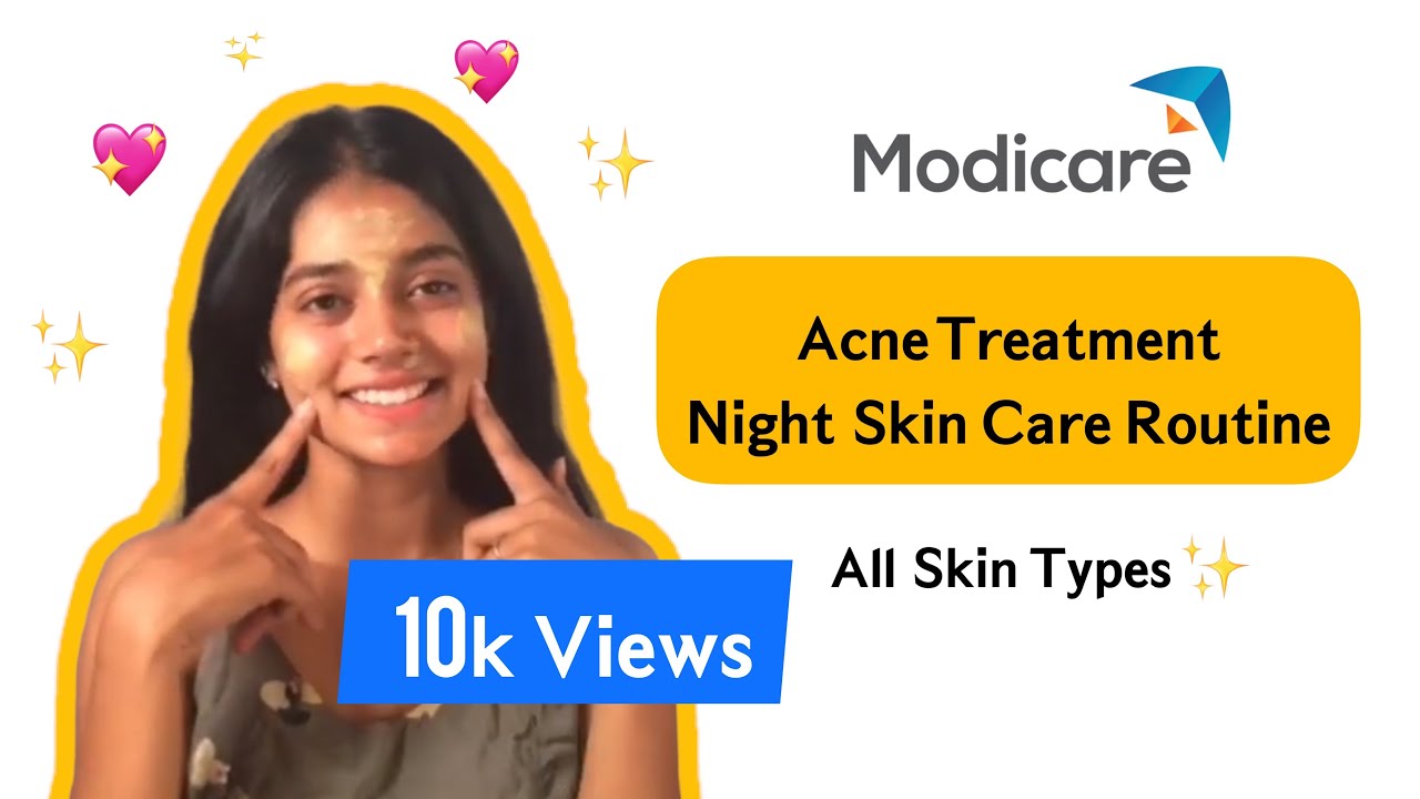 Modicare Acne Kit | Night Routine |