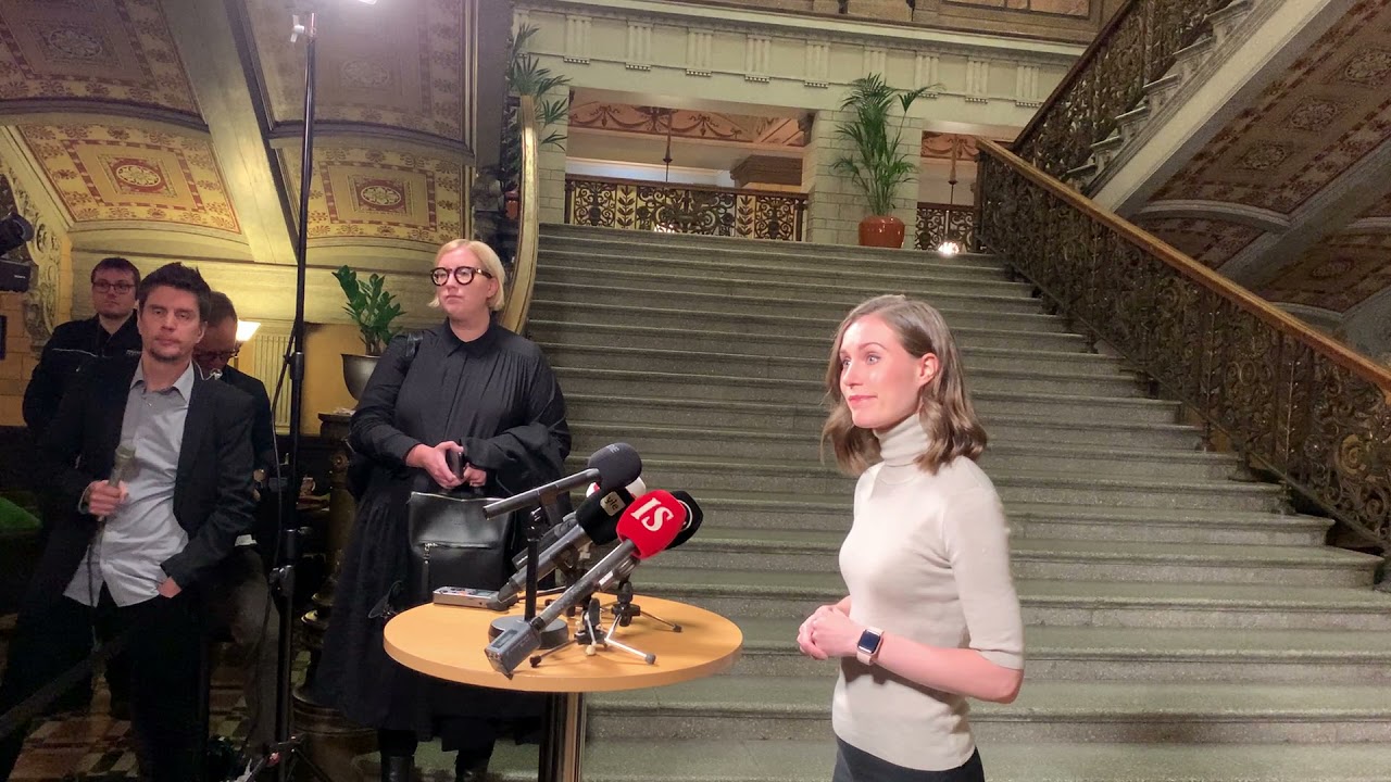 Pääministeri Marinin kommentit medialle hallituksen neuvottelun jälkeen 10.11.2021
