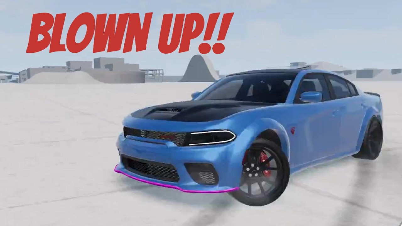 Destroying a HELLCAT - BeamNG Crash Test Gone Wrong