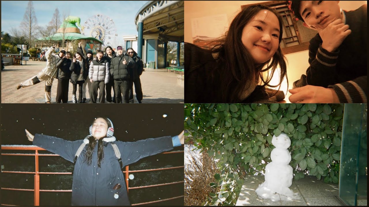 겨울을 뜨는 중 🧶 | 눈 오는 날 ㅎㅎ• 경주 여행 • 독서 • 2주년 •달바 반반패드