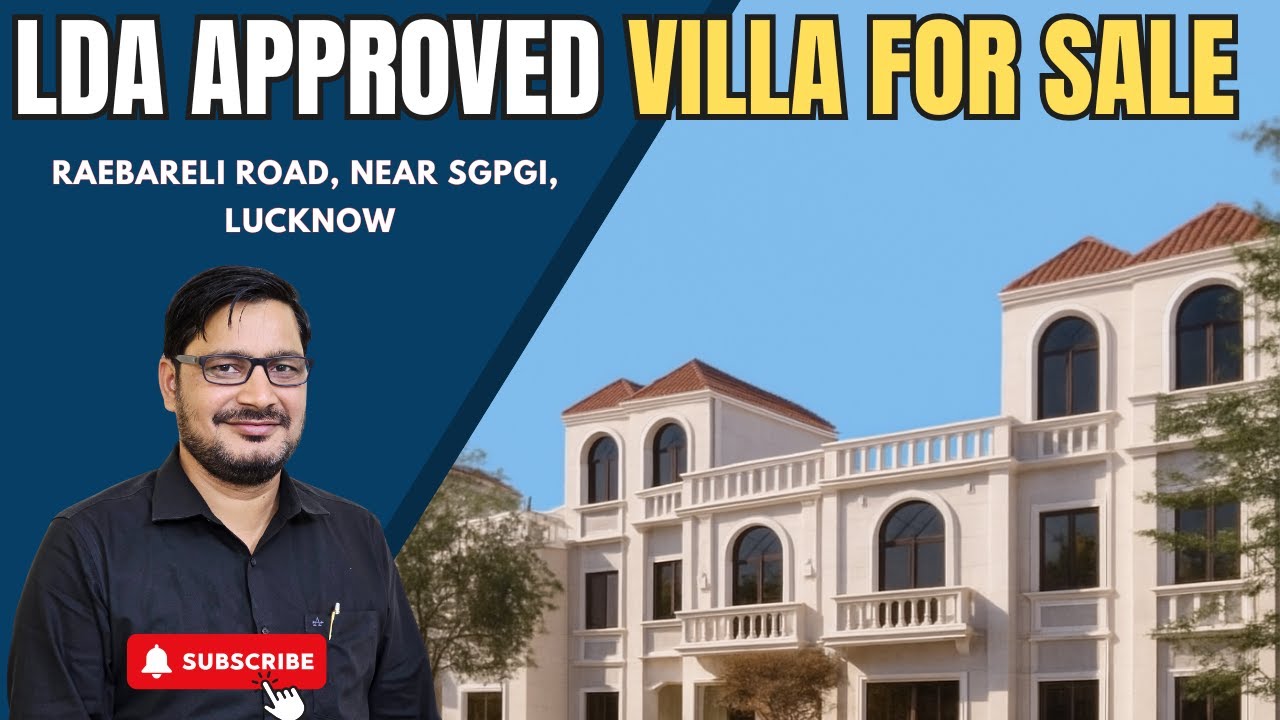 Lda Approved Villa for Sale in Lucknow | SMJ Villas Raebareli Road Lucknow #lucknowhouseforsale