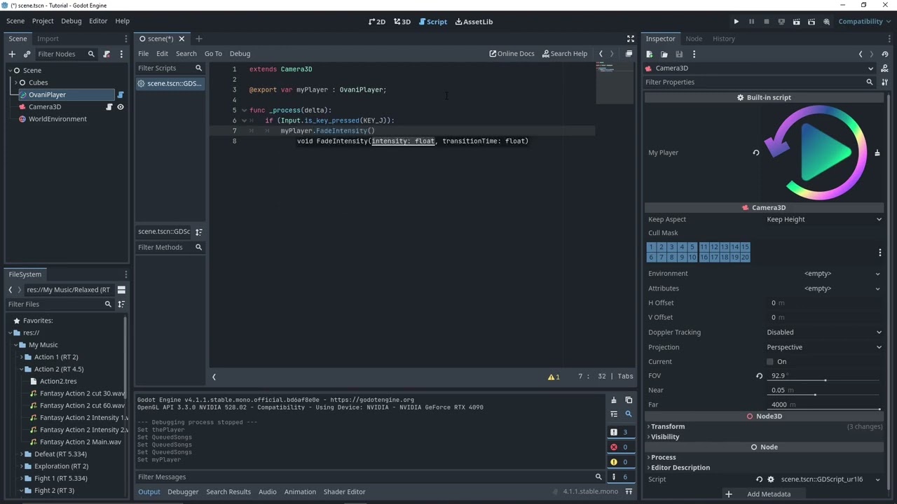 Ovani Sound Godot Music Plugin Tutorial