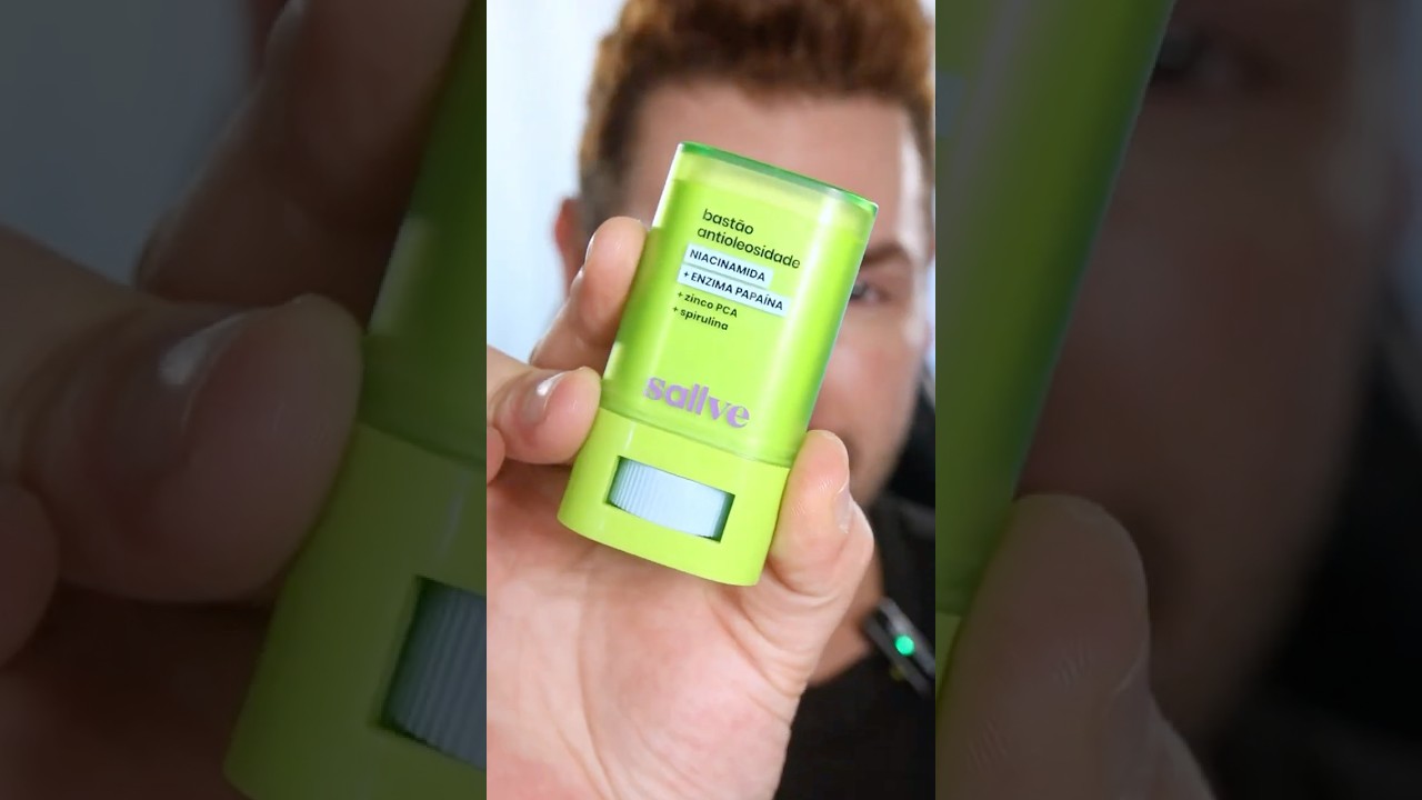 BAST&Atilde;O ANTIOLEOSIDADE DA SALLVE, VALE A PENA? #skincare #sallve #maquiagem