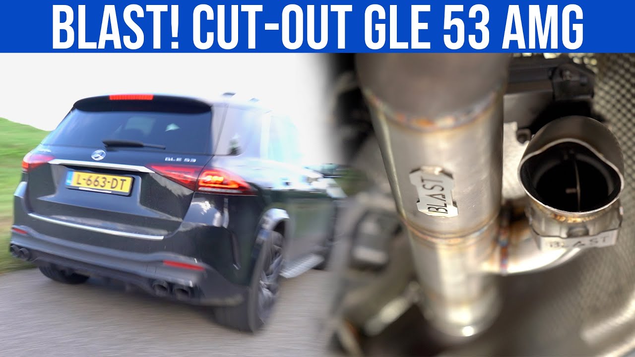 BLAST! CUT-OUT UITLAAT KLEPSYSTEEM GLE 53 AMG