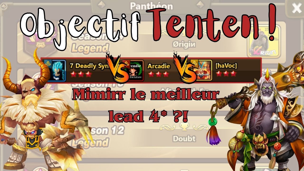 La meilleure offense qui joue toute seule ?! Objectif Tenten ! Summoners Wars