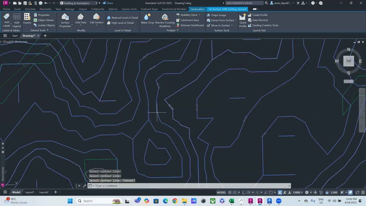 Site Plan Workflow: From InfraWorks to Civil 3D, Revit 2025 & Archicad 28 with Contour Data