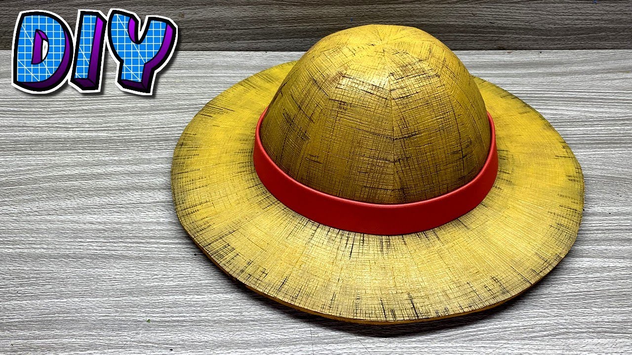 Como Fazer O Chapéu do Luffy de One Piece gastando pouco.