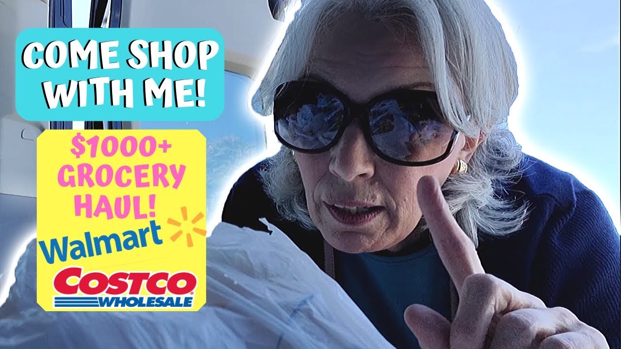 Mom Of SIX Kids - FOOD SHOPPING - Large Family Grocery Haul - WalMart And Costco
