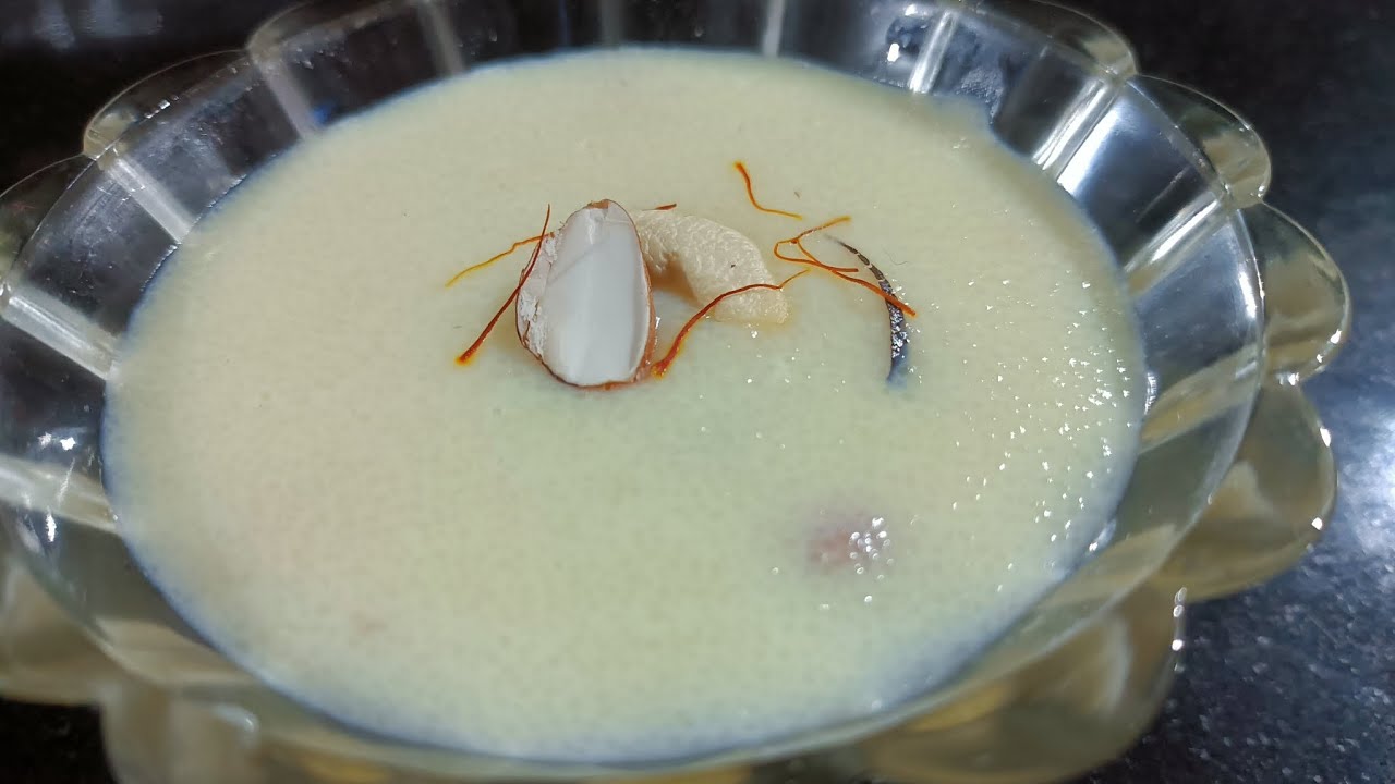 Ramadan special saffron pherni by kitchen with rabia