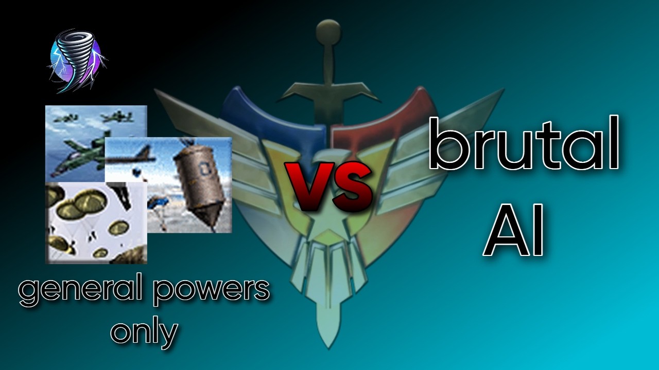 can USA general powers only beat brutal AI? C&C General