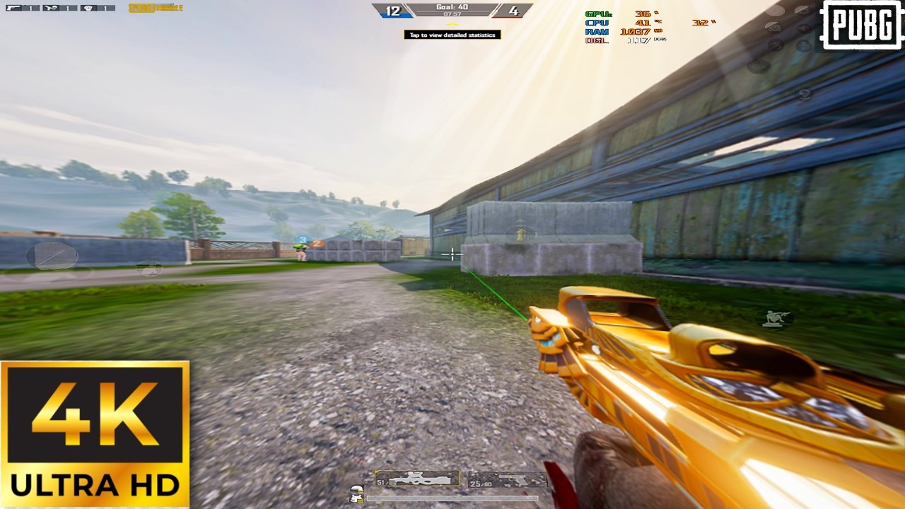 FHD 120FPS 4K 1920x1900 EMULATOR | P90 | RTX 3060 | MAXIMUM GRAPHICS GAMEPLAY | GAMELOOP 32 bit