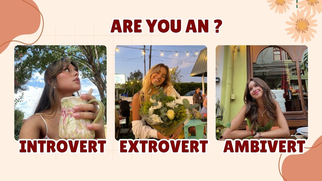 Are You an introvert, Extrovert or Ambivert 🦋✨ | Aesthetic Personality Test