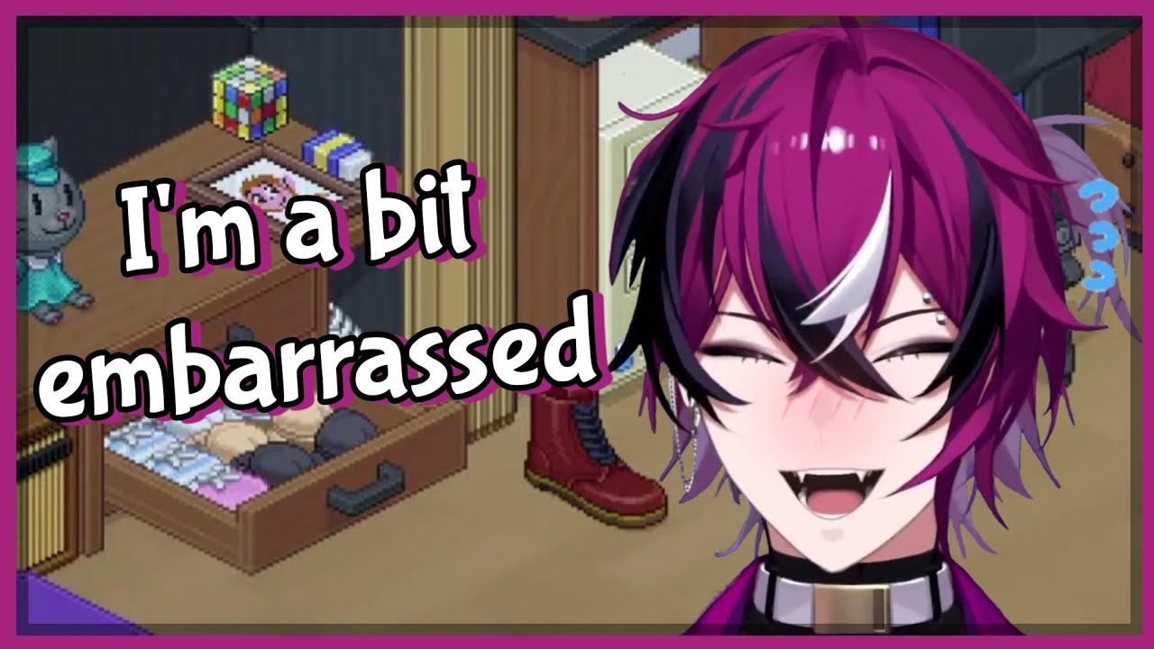 Doppio struggling with feminine products in unpacking「Nijisanji EN - Doppio Dropscythe」