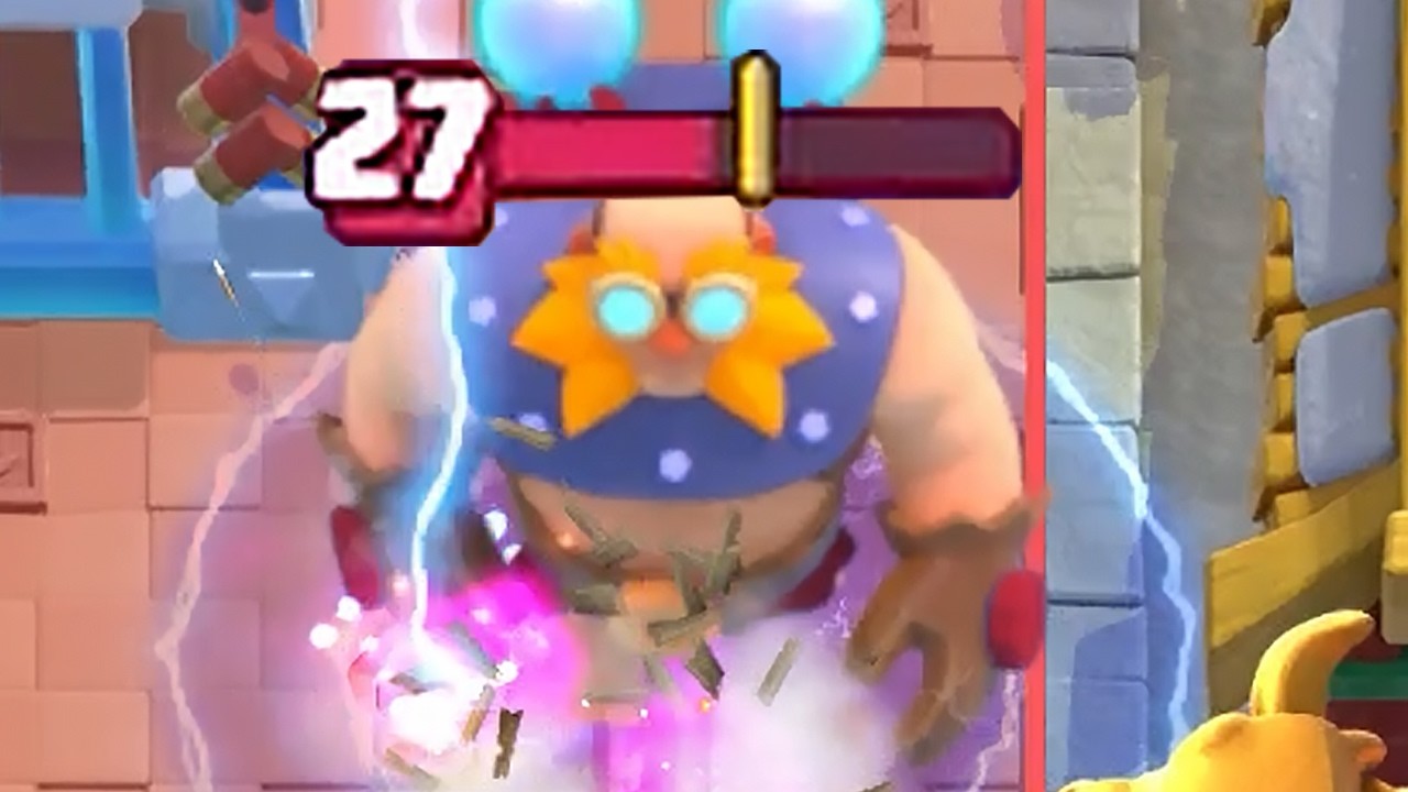 雷神降世！27級二階段神獸電胖你能忍住幾秒不被嚇哭！？【皇室戰爭】