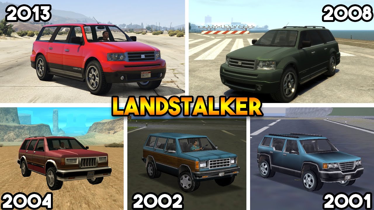 GTA : LANDSTALKER SUV FROM EVERY GTA GAME
