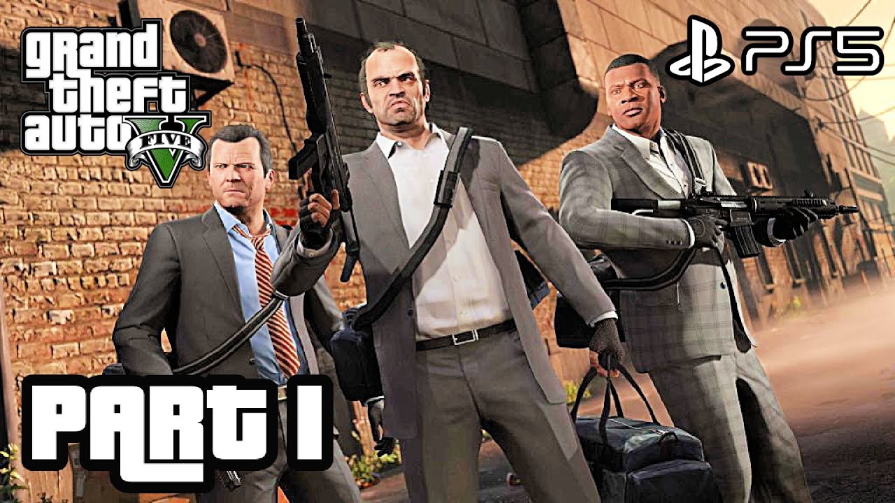 GTA 5: Remastered PS5 Gameplay Walkthrough Part 1 (GTA 5 Next Gen)